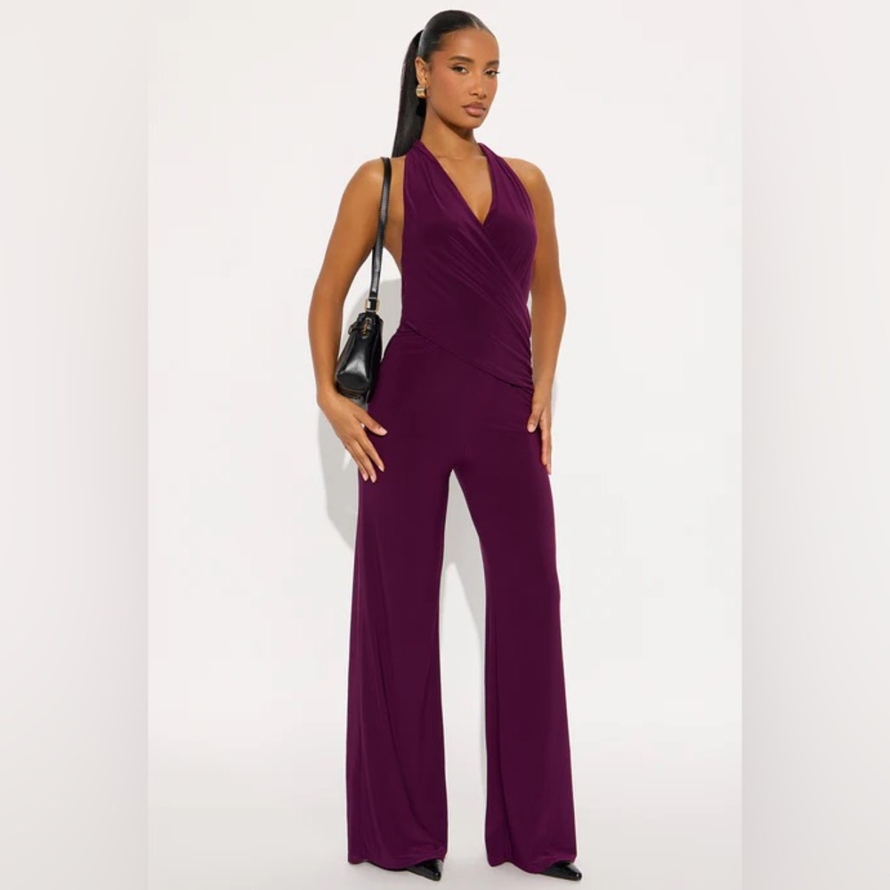 Lauren Wide Leg Halter Jumpsuit NEW 🏷️